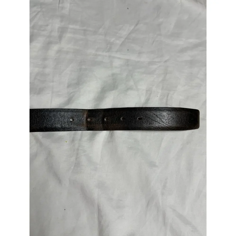 Steerhide Leather Belt Mens Size 38 Brown Heavy Duty Full Grain Western Dress